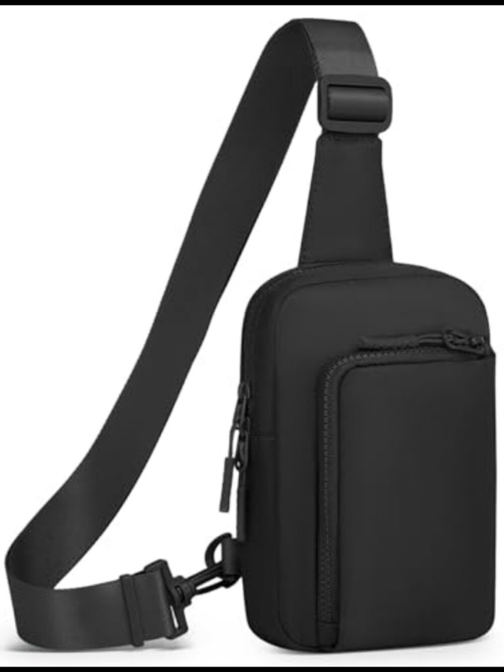 Mini Sling Bag Crossbody Chest Pack Nylon Water Repellent Fits 6.3" Phone